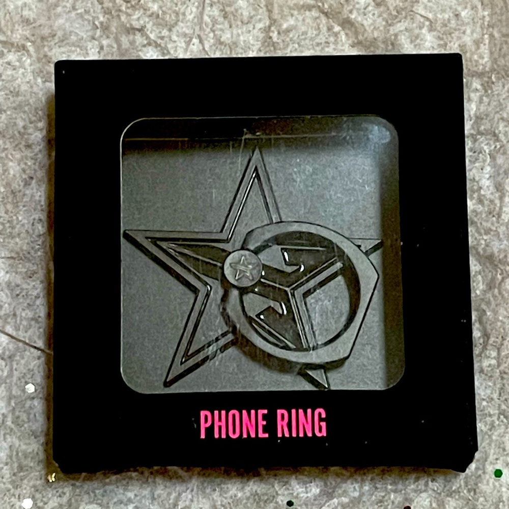 Jeffree Star Black Phone Ring Accessory